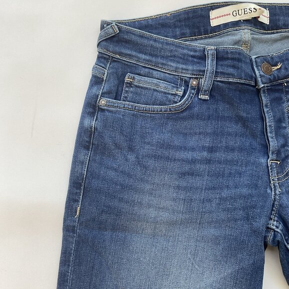 Guess Men's Smart Eco Sony Denim Shorts Med Blue Size 30 - Picture 10 of 10